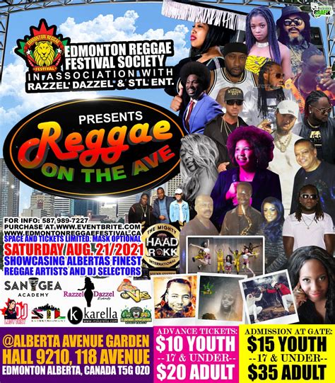 edmonton reggae festival reggae on the ave 2021