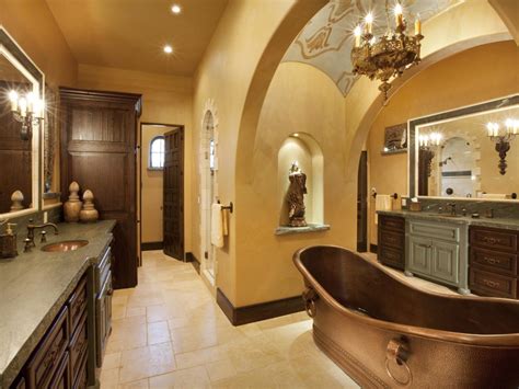 If you re remodeling or installing a bathroom you ll want to browse small bathroom decorating ideas. Tuscan Bathroom Design Ideas: HGTV Pictures & Tips | HGTV