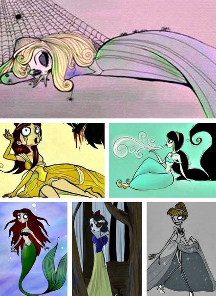 Tim Burtons Take On The Disney Princesses So So Good