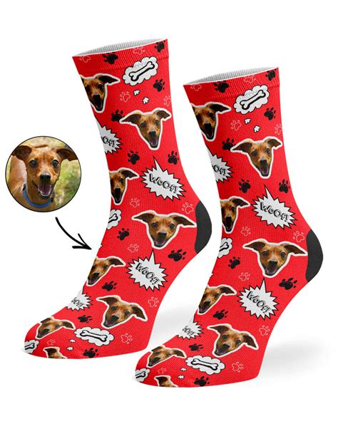 Your Dog On Socks Personalised Dog Socks Super Socks