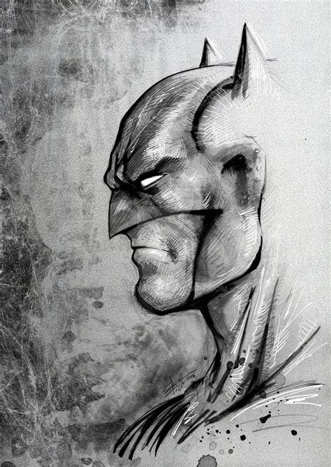 Batface By Saintyak Batman Art Drawing Batman Drawing Marvel Art