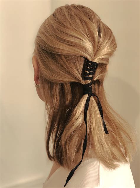 Cool Hairstyles Textured Hairstyles Hairstyles With Ribbons Half Up