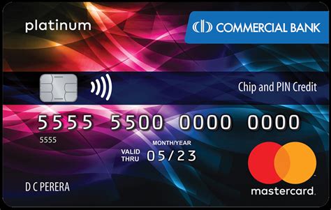 Commercial Bank Launches Nfc Enabled Chipand Pin Credit Cards With