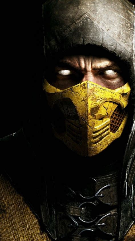 Mortal kombat x sub zero wallpapers hd 1080p for desktop desktop background. 1080x1920 Scorpion In Mortal Kombat Iphone 7,6s,6 Plus ...