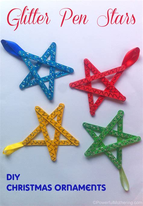 Easy Christmas Crafts For Kids Craft Stick Stars