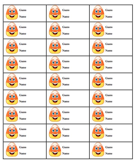 I have photoshopped multiple pieces of candy into the following jars (therefore, i am the only one who knows exactly how many candies are in each one). candy corn contest-Thanksgiving math, reading, and fun ...