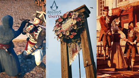 Assassin S Creed Unity Combat Finishing Moves Guillotine Bugs