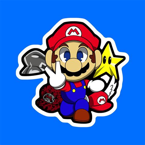 Oc Mario 64 Chibi Here We Have Stickers I Am Making For The Release
