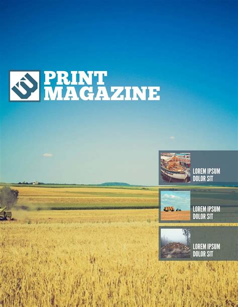 Free Magazine & Magazine Cover Templates | Magazine cover template, Magazine template, Magazine 