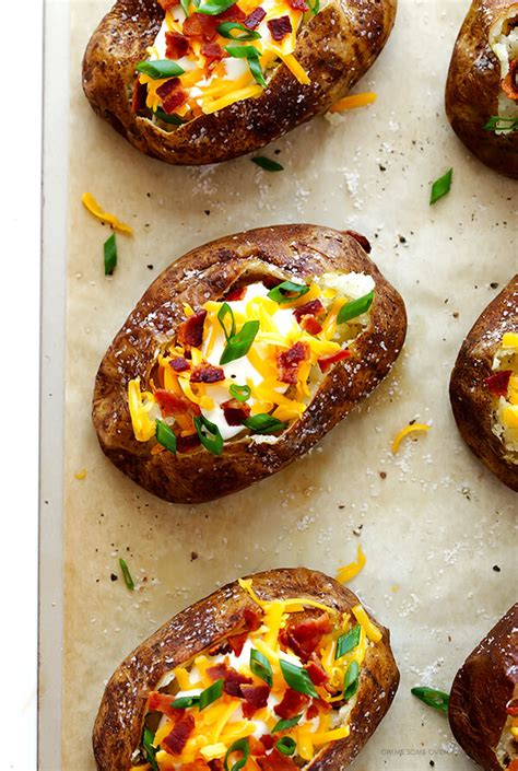 How long it takes to make a homemade baked potato? The Perfect Baked Potato Recipe | Gimme Some Oven