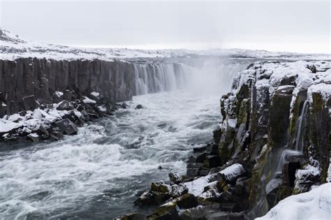 Premium Photo Iceland Selfoss Waterfall