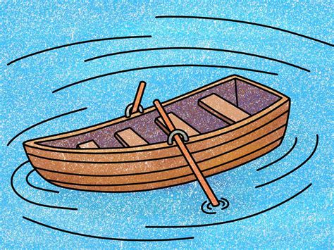 How To Draw A Row Boat Helloartsy