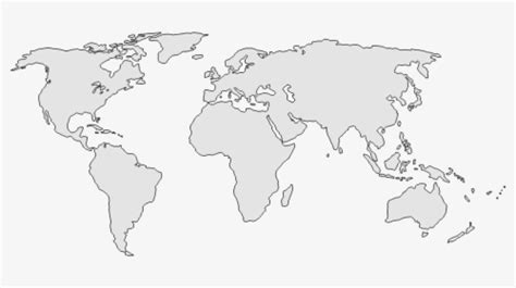 World Map Countries Outline Cvln Rp