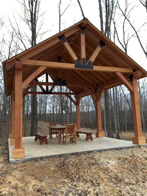 If you want, you can easily adjust the size of the pavilion to suit your needs. 72 Extraordinary Wood Backyard Pavilion Design Ideas ...