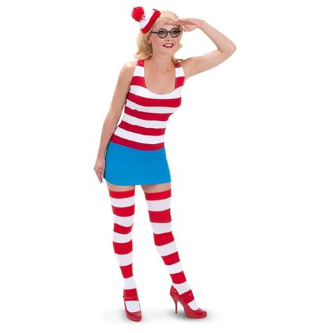 You might think waldo would be easy to spot in a crowd, what with his red and white striped attire. Waldo Costumes (for Men, Women, Kids) | PartiesCostume.com