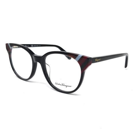 Salvatore Ferragamo Eyeglasses Sf2796 001 Black Round Women S 52x18x140