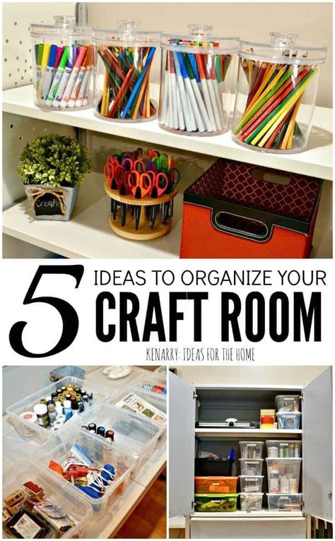 Craft Room Organization 5 Easy And Creative Ideas To Tidy