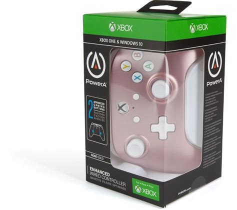 Powera Xbox One Enhanced Wired Controller Rose Gold Fast Delivery