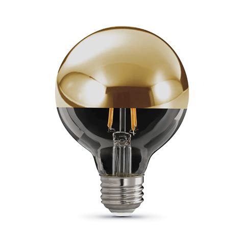 Cfl fluorescent bulbs will fit most incandescent. G25 Gold Dome Top Decorative LED Light Bulb - Feit Electric