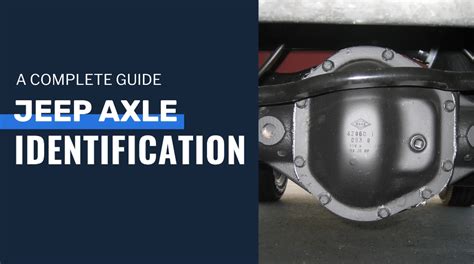 A Complete Guide To Jeep Axle Identification We Offroad