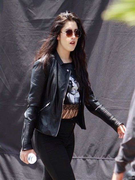 Lauren Jauregui Black Leather Jacket