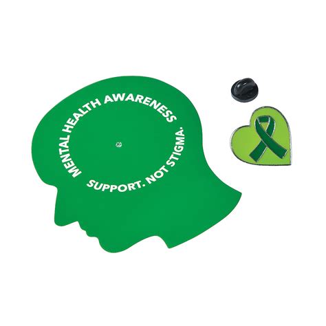 Mental Health Awareness Pins On Card Jewelry 12 Pieces Ebay
