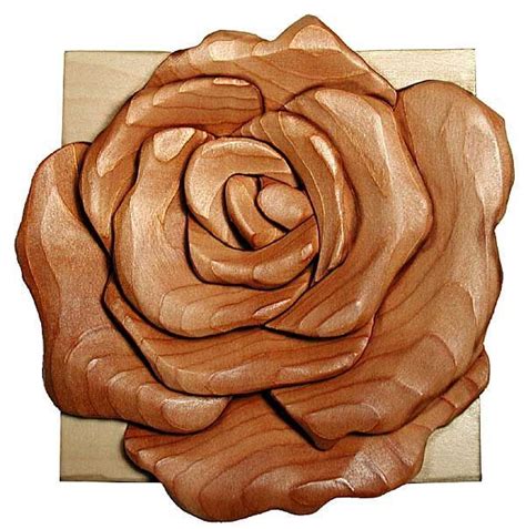 Beginner Rose Intarsia Plan Intarsia Wood Intarsia Wood Patterns