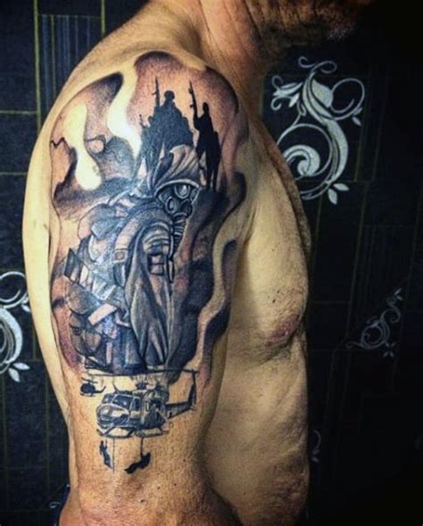Here comes one of the beautiful and fine art of australian tattoo designs. 100 Military Tattoos For Men - Memorial War Solider Designs