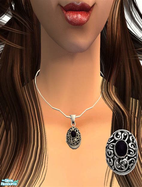 The Sims Resource Necklaces 2 Locket 10