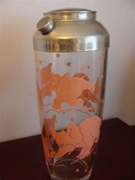 RESERVED DEB Hazel Atlas Pink Elephant Cocktail Shaker With Etsy