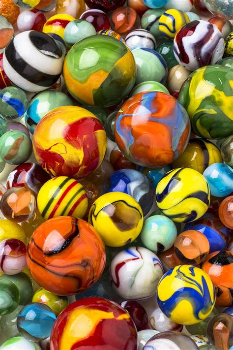 Colorful Glass Marbles Photograph By Garry Gay
