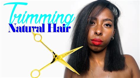 Trimming Natural Hair Youtube