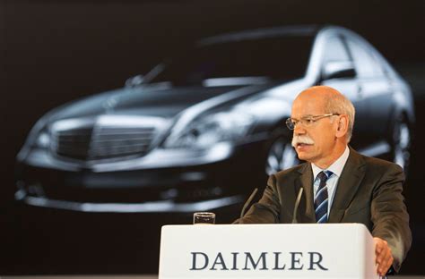 Daimler Hauptversammlung Zetsche Dreht Vor Aktion Ren Richtig Auf