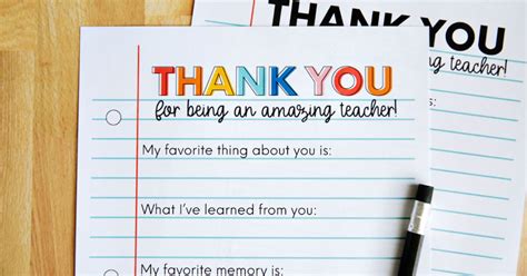 Thank You For Being An Amazing Teacher Teacher Appreciation