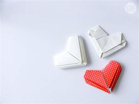How To Fold A Love Letter Into An Origami Heart I Try Diy