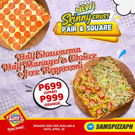 Sams Pizza Ang Paborito Mong Pizza Flavors Pinagsama Facebook