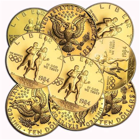 Us Mint Gold 10 Commemorative Coin Bupf
