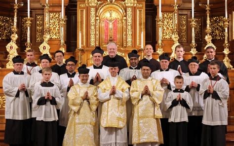 Priests Learning The Extraordinary Form At St John Cantius Catholic