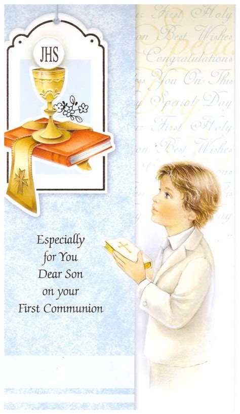 First Holy Communion Cards Handmade First Holy Communion Card Etsy