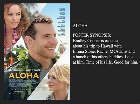 Aloha From Movie Plot Synopsis Based Completely On The Poster Summer