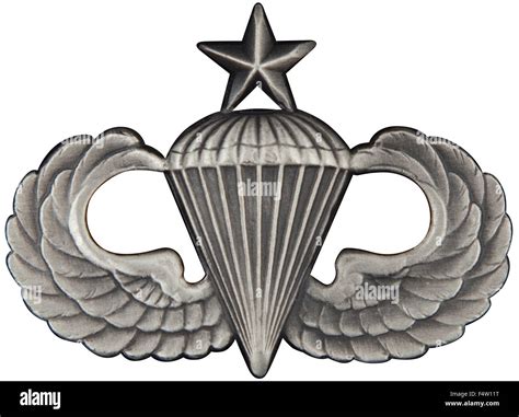 Us Military Senior Airborne Badge Or Wings Stock Photo Alamy