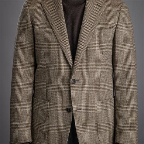 Brown Glen Plaid Flannel Sport Coat He Spoke Style