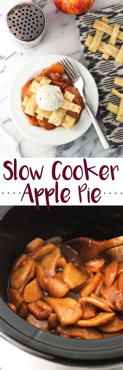 This Incredibly Easy Slow Cooker Apple Pie Has All The Flavors Of Classic Apple Pie With A Ton