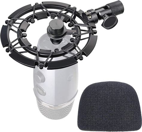 Buy Blue Yeti Nano Shock Mount With Pop Filter Alloy Shockmount With Foam Windscreen Reduces
