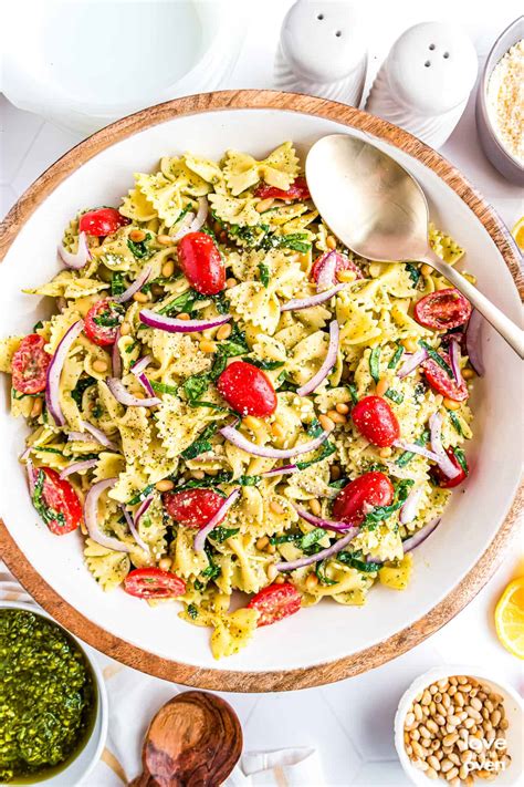 Pesto Pasta Salad Love From The Oven