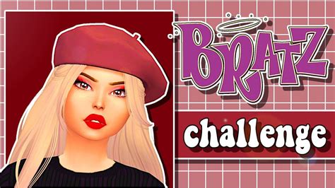 The Sims 4 Bratz Doll Challenge 👜💎 Cas Cc Links Youtube