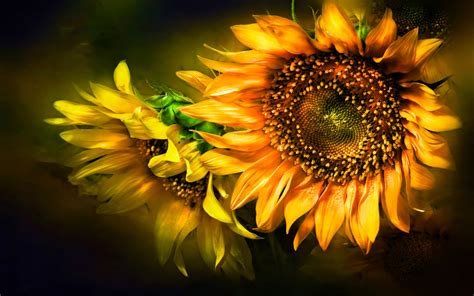 Download Nature Sunflower Hd Wallpaper By Madonna