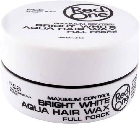 Red One Maximum Control Bright White Aqua Hair Wax 150 Ml
