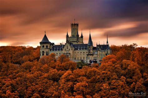 Marienburg Castle Germany In Autumn By Alexander Riek Image Abyss