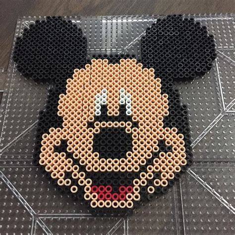 Mickey Mouse Perler Beads By Bomberblur87 Perler Beads Beads Hama Beads